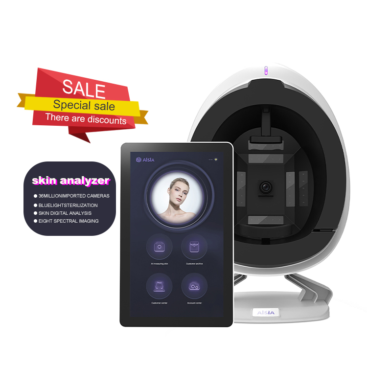 2025 3D Skin Analysis Digital Facial Beauty Machine WiFi Ai Facial Tester Scanner Device Skin Analyzer