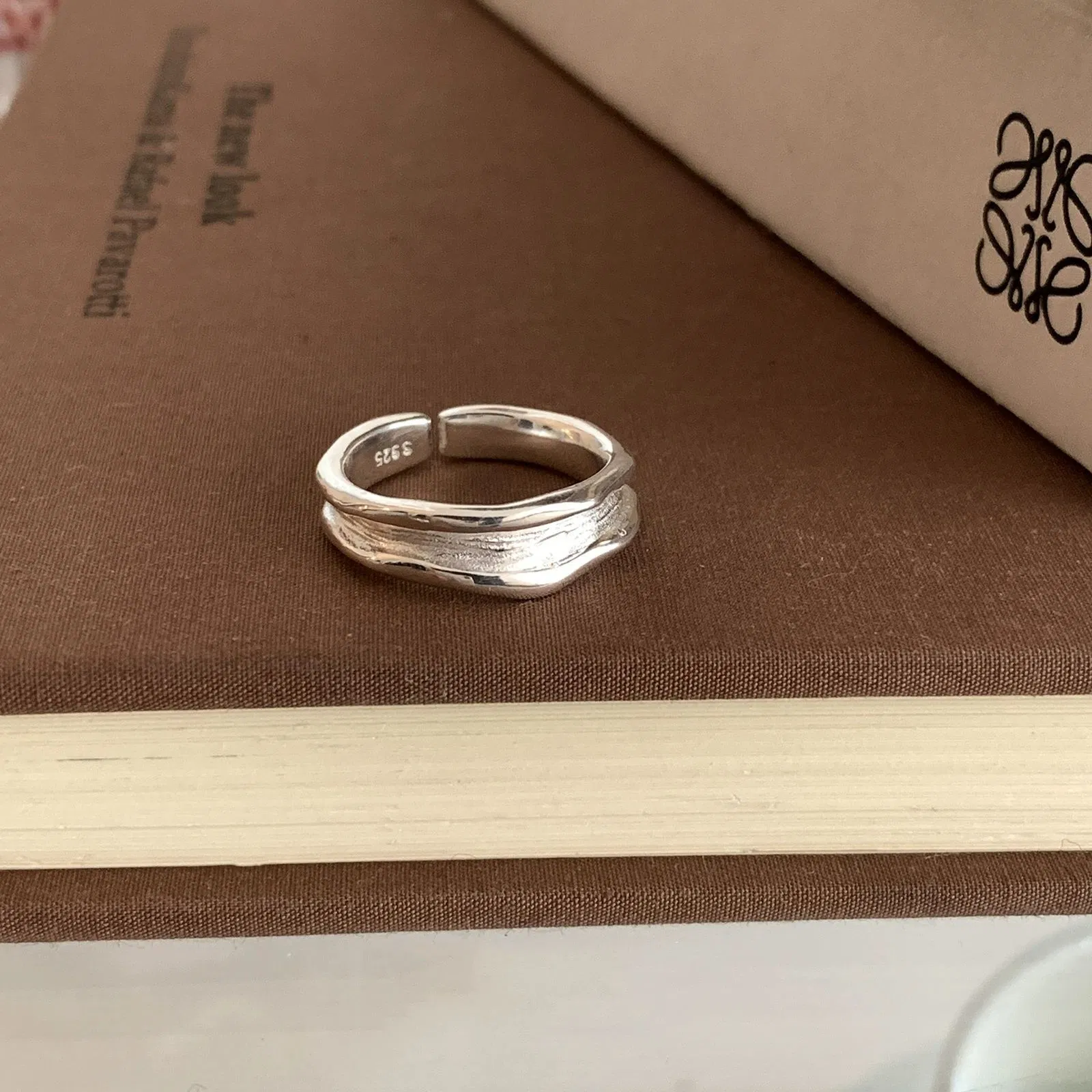 Minimalist Ring for Women, Non-Fading, Unique Design, High-End Lightweight Luxury, Versatile Open Style, New Product Wholesale Jewellery