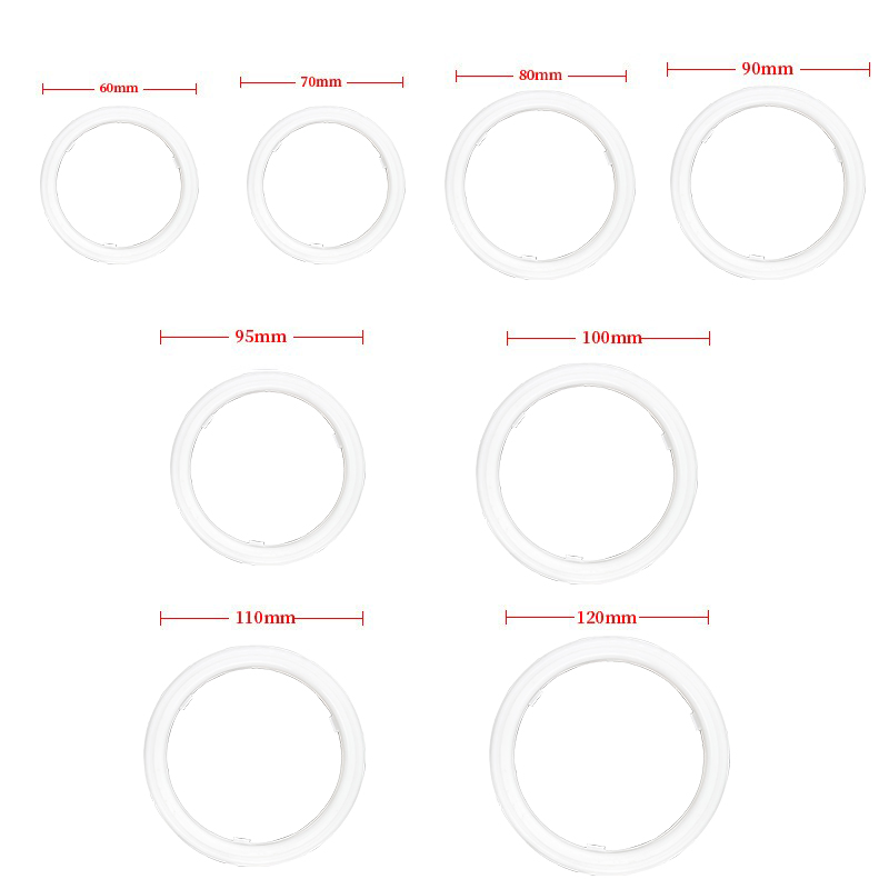 APP Control Symphony Ambient RGB Color LED Angel Eyes Circle 60mm 80mm 100mm 2 in 1 for Car Dynamic LED Headlights Fog Lights