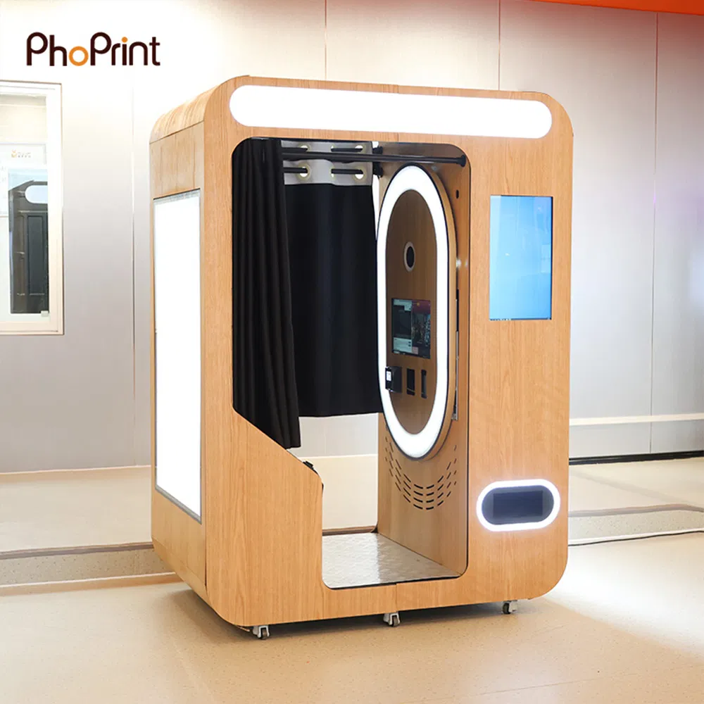 Indoor Shopping Mall Enclosed Fast Print Digital Photo Booth Beauty Camera Photo Booth