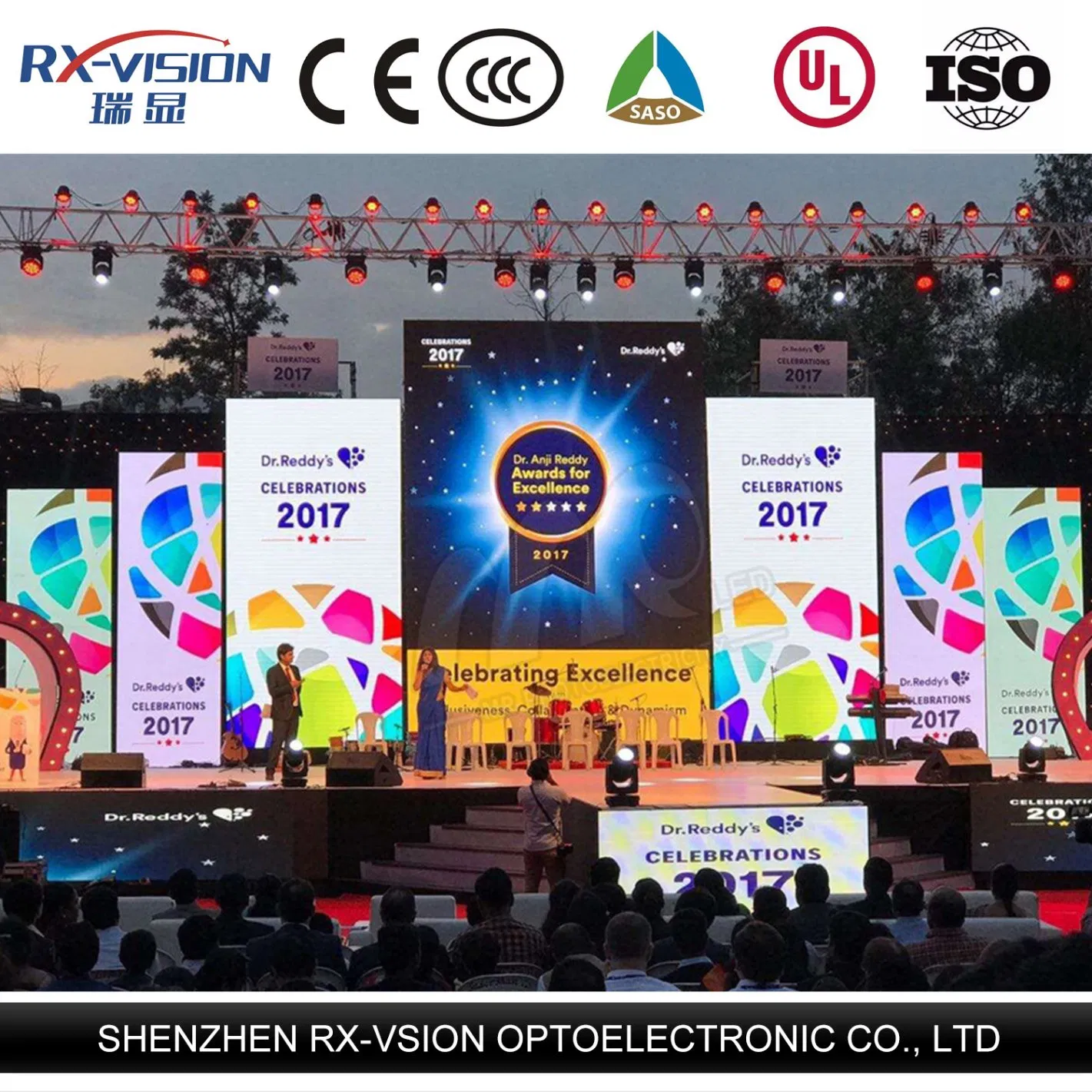 P3.91 P2.976 500*500mm 500*1000mm Rental Indoor LED Screen Display