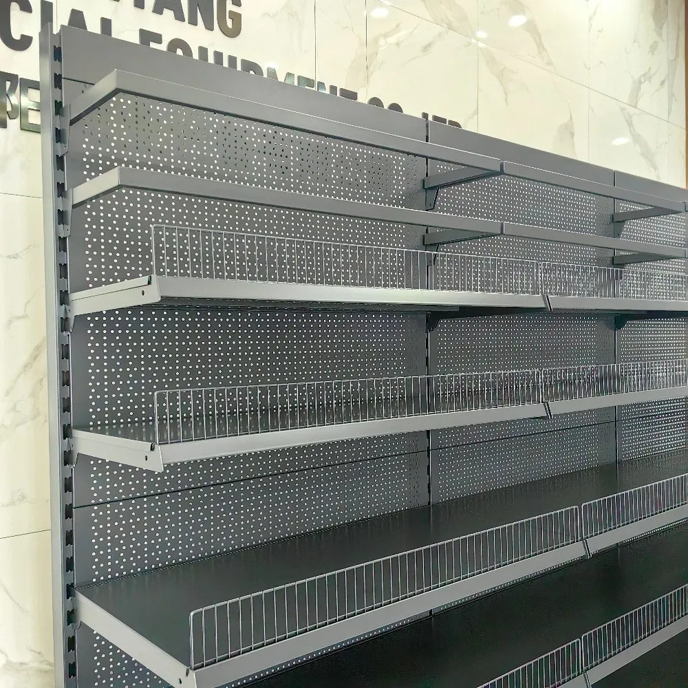 Factory High Quality Supermarket Retail Gondola Shelving Tego Metal Display Stand