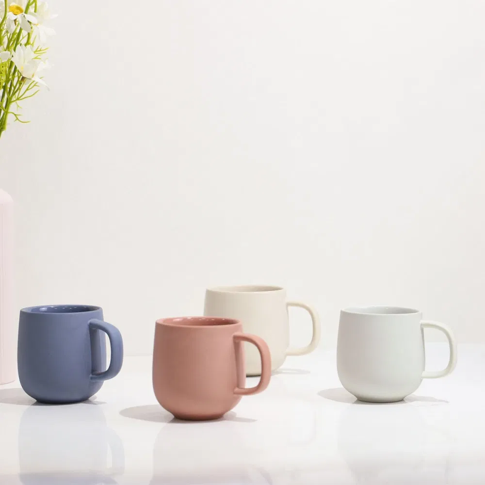 Wholesale Products Stoneware Ceramic Mug High Temperature Resistant Kiln Change Coffee Cup Minimalist Classic Ceramic Mug