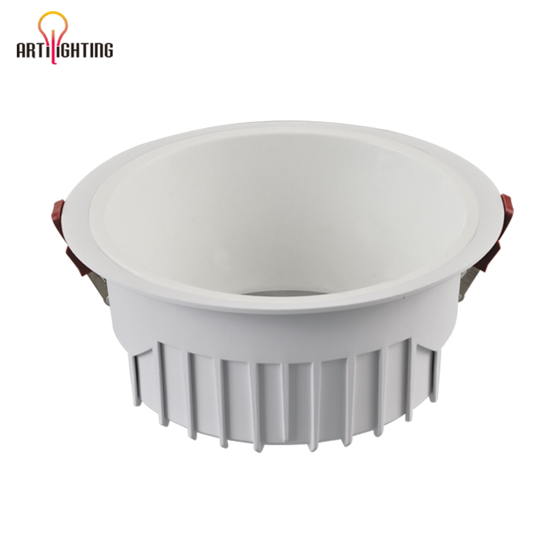 Artilighting Zhongshan Factory Hotel Project Ceiling Spot Lamp Down Lighting Anti-Glare Recessed LED Downlight with CE RoHS