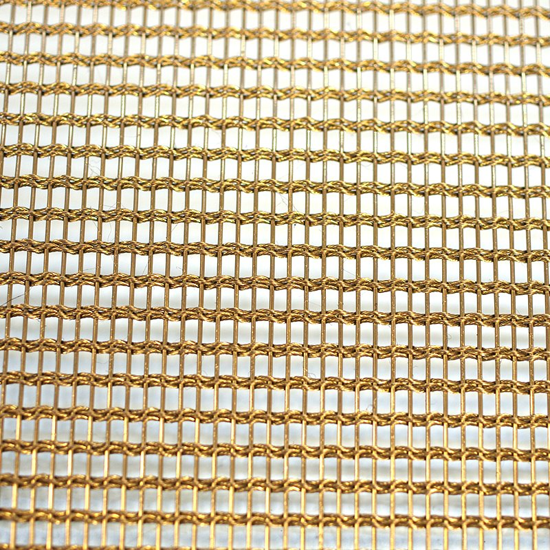 Anti Corrosion Reliable Decoration Metal Woven Mesh for Coastal Homes