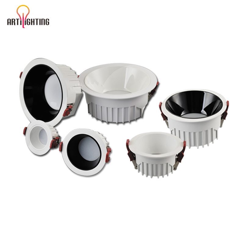 Newest Recessed Deep Anti-Glare LED Home Light Downlight Spot Lamps for Shop Office Lighting
