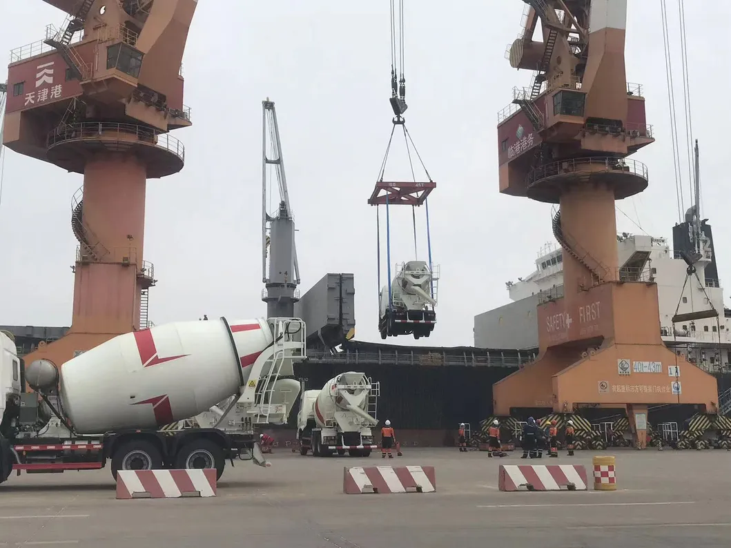 Concrete Mixer Truck View 3