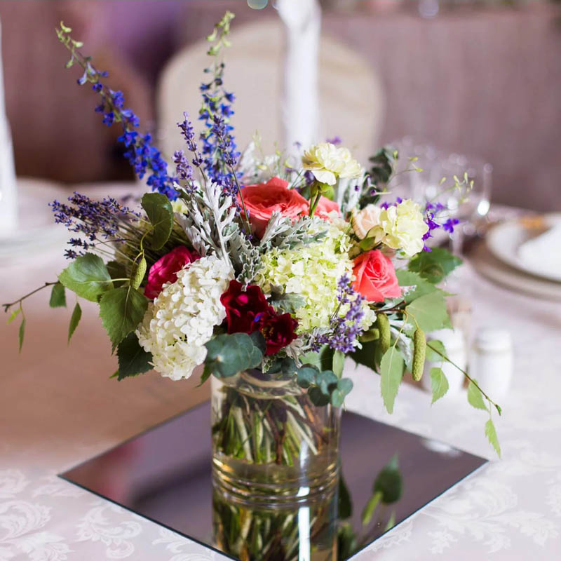 Mirror Candle Wedding Decorative Centerpiece for Romantic Atmosphere