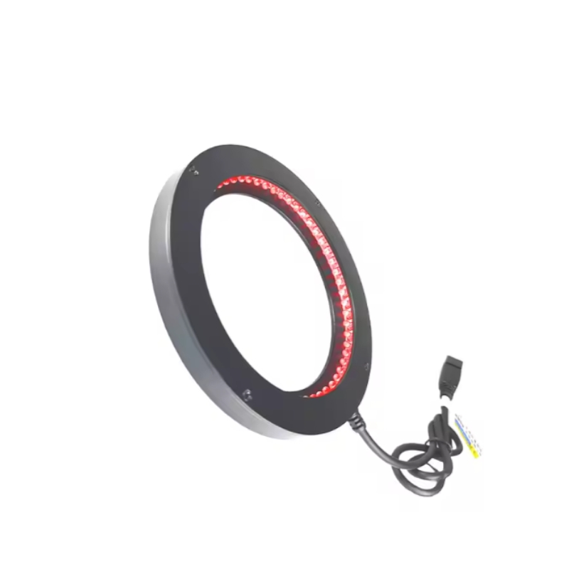 Large Format 200× 170mm LED Ring Light Provides Shadow-Free Lighting for Microscopic Inspection