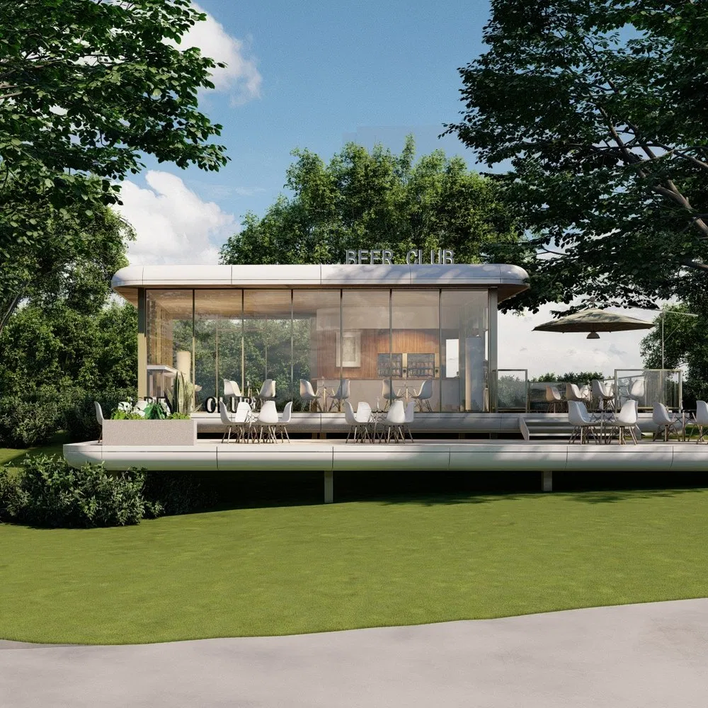 Modular Prefab Home Factories Bx-01 Apple Cabin Modular House for Beauty and Skincare Shop