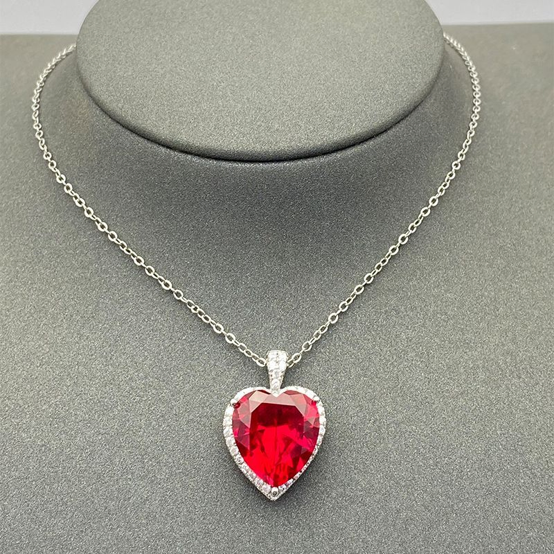 Ocean Necklace Pendant Jewelry, European and American Red Titanic Heart of Love Genuine Product, Attracting Wealth, American Minimalist Style