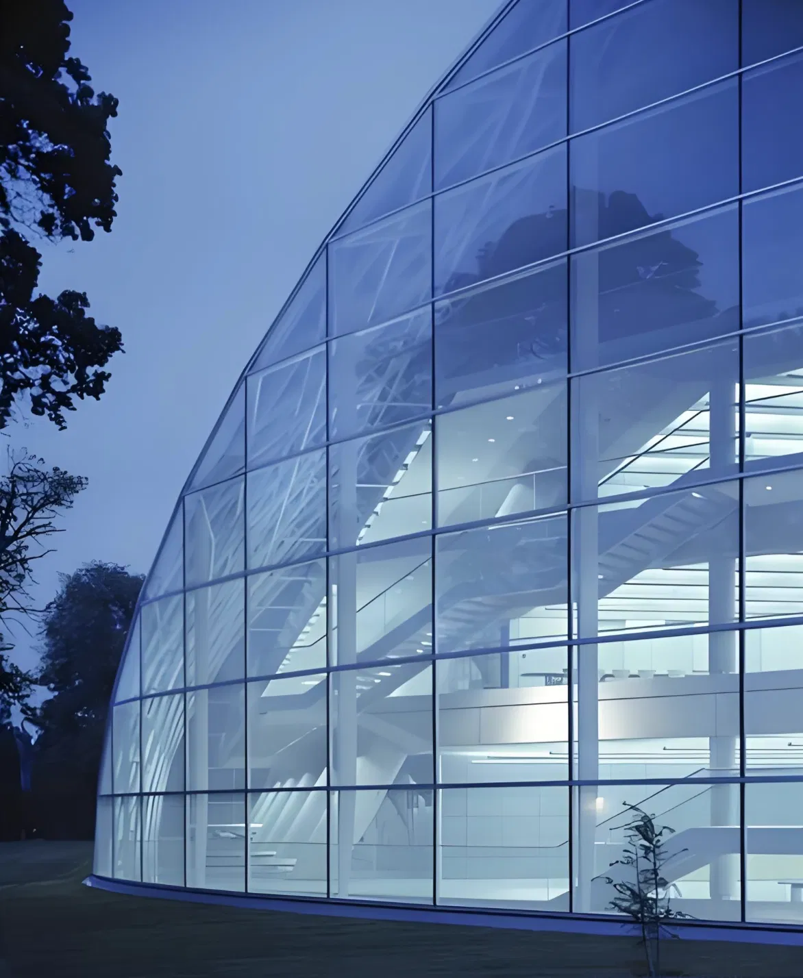 Elegant Curtain Wall Project Featuring Insulating Glass for Building Aesthetics