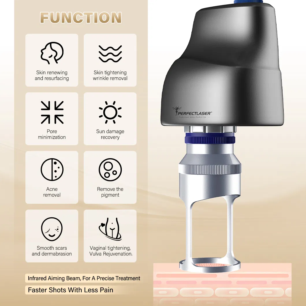 CE FDA Salon Beauty Machine 10600nm Vegetation Removal Vaginal Rejuvenation Digital CO2 Fractional Laser