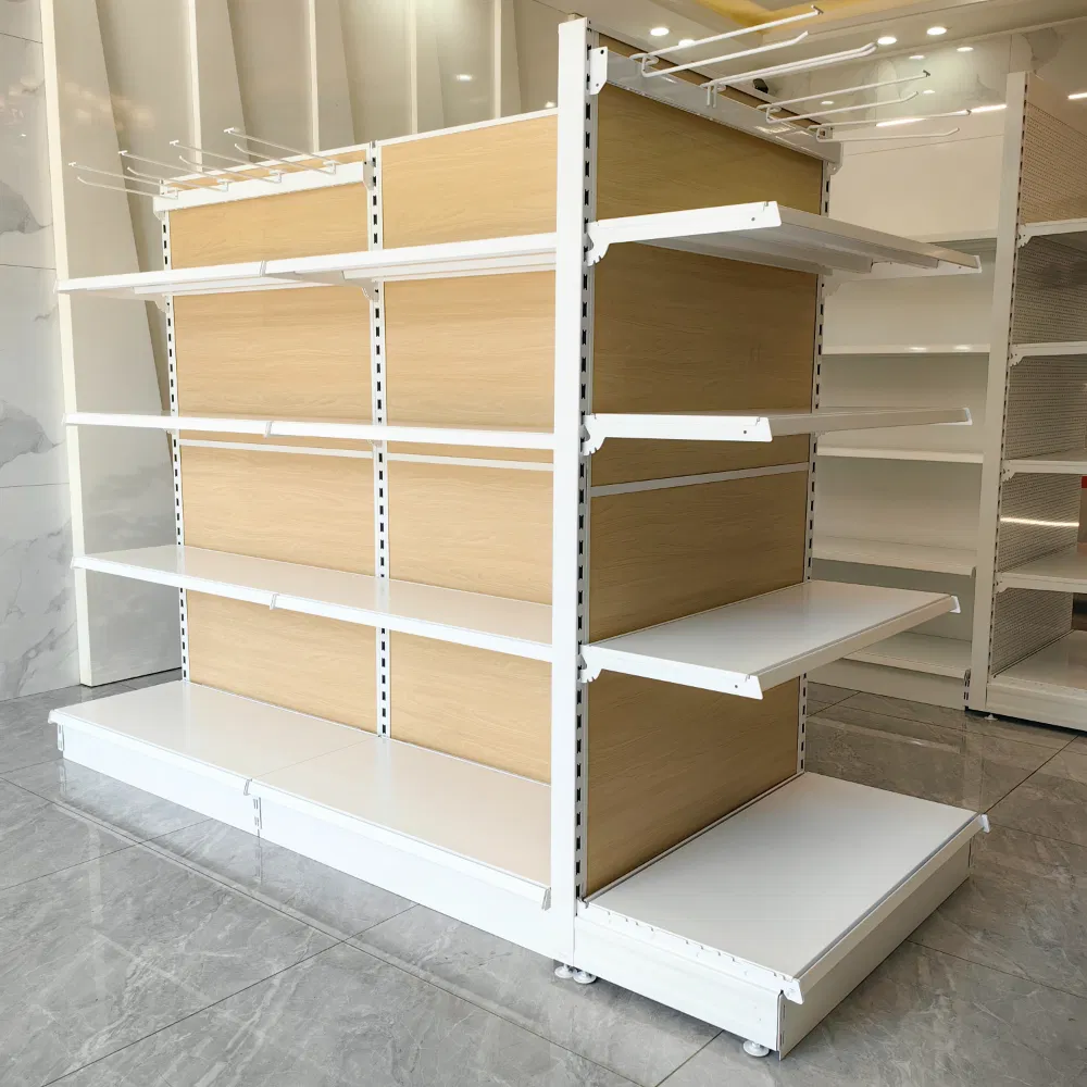 Wire Mesh Shelves for Supermarket Displays and Merchandising Display Stands