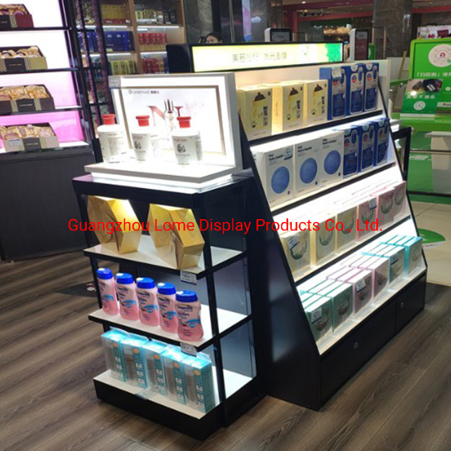 Cosmetic Shop Interior Design Ideas Luxury Makeup Display Cabinet Showcase