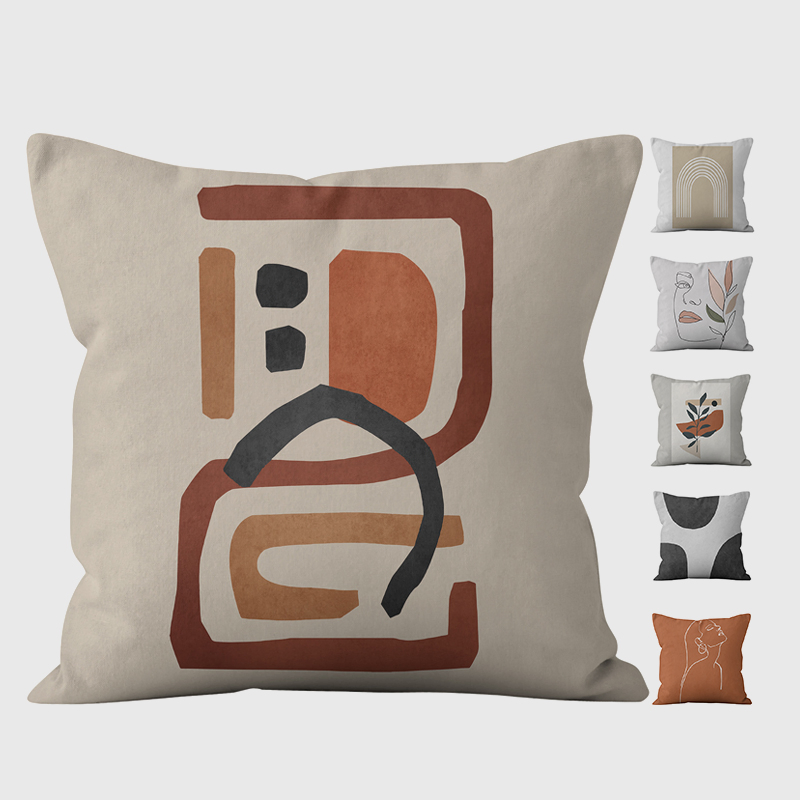 Sample Available Non-Toxic Sustainable Digital Print Durable Cushion Decorative Pillow for Beauty Salon Chair