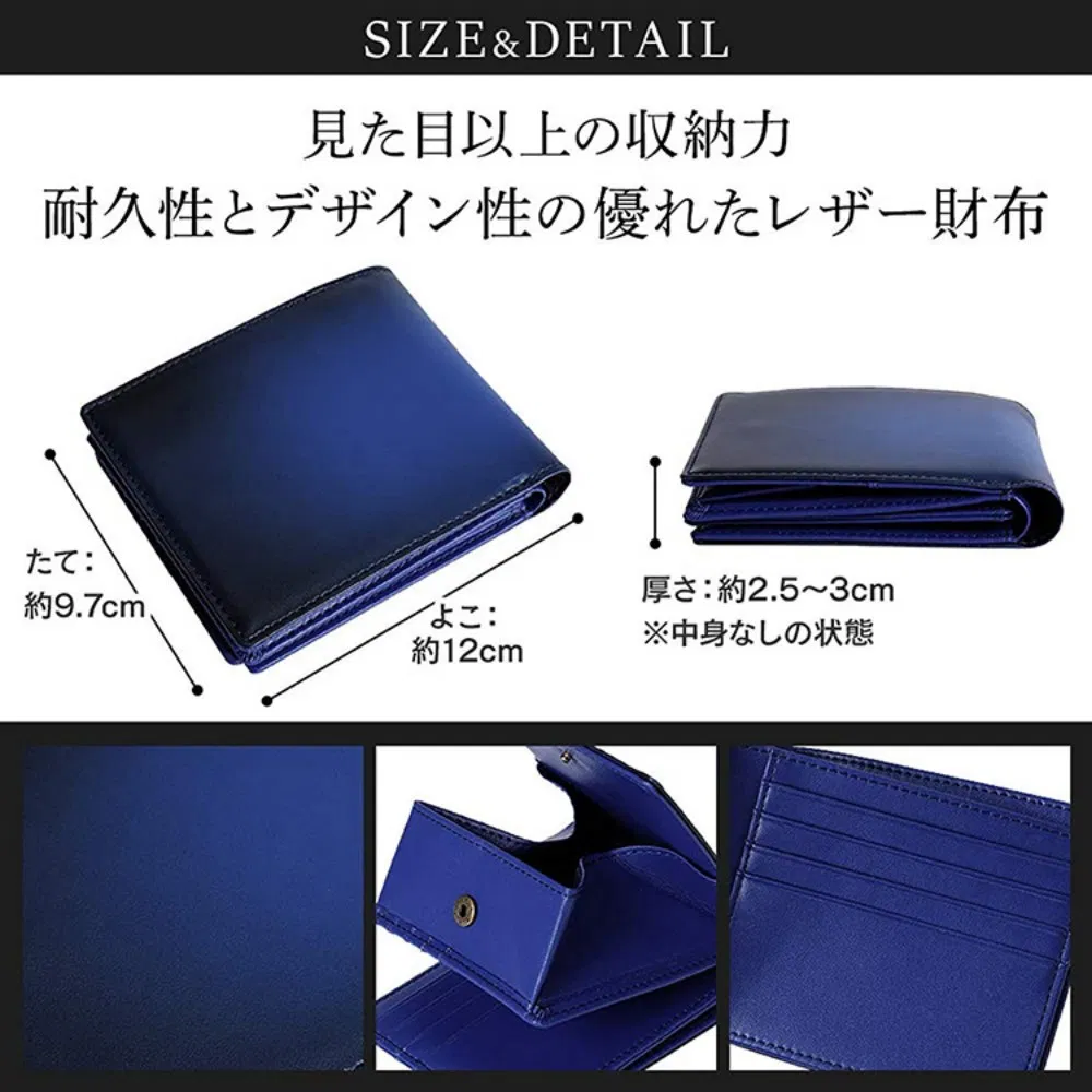 Handmade Leather Girl Card Bag Europe and The United States Retro Style New Leather Short Card Storage Thin Purse