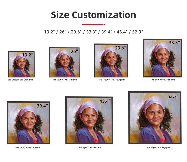 Square LCD Display View 2