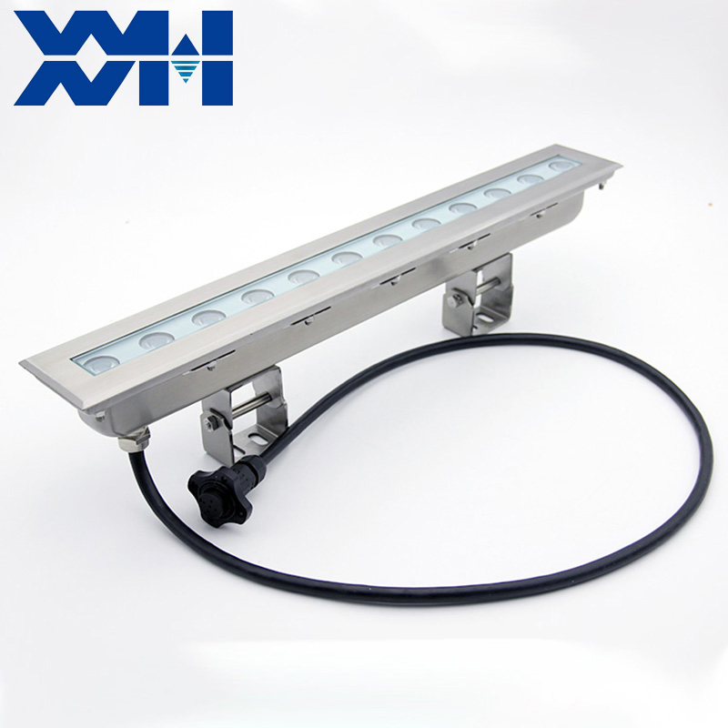 RGBW 4-Channel DMX512 IP68 Color Changing Facade Media Wall Washer LED Light Bar Landscape Application