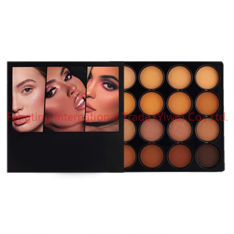 Hot Selling 16 Color Private Label Makeup Face Contour Cosmetics Matte Pressed Powder Palette
