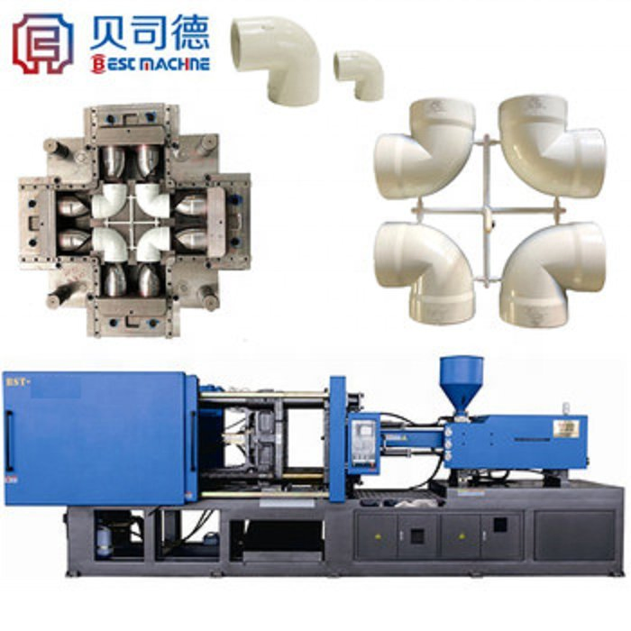 PPR HDPE Elbow Pipe Making Manufacture Injection Molding Machine