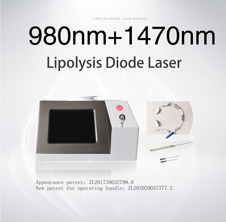 Ultra Endolitfing Machine with 980nm 1470nm Diode Laser Lipolysis Machine Skin Tightening Anti-Aging Face Lift Vascular Therapy