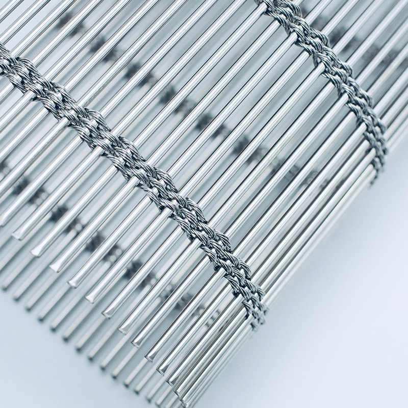 Aluminum Alloy Lightweight Decoration Metal Woven Mesh for Modern Home Doors