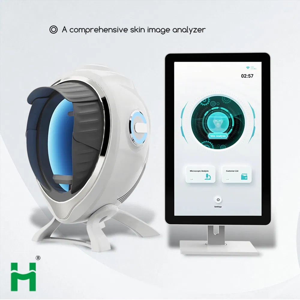 Latest Skin Analysis Machine Facial Skin Analyzer Scanner 10 Spectrum Digital Analyzer Face Analysis Machine for Beauty Salon