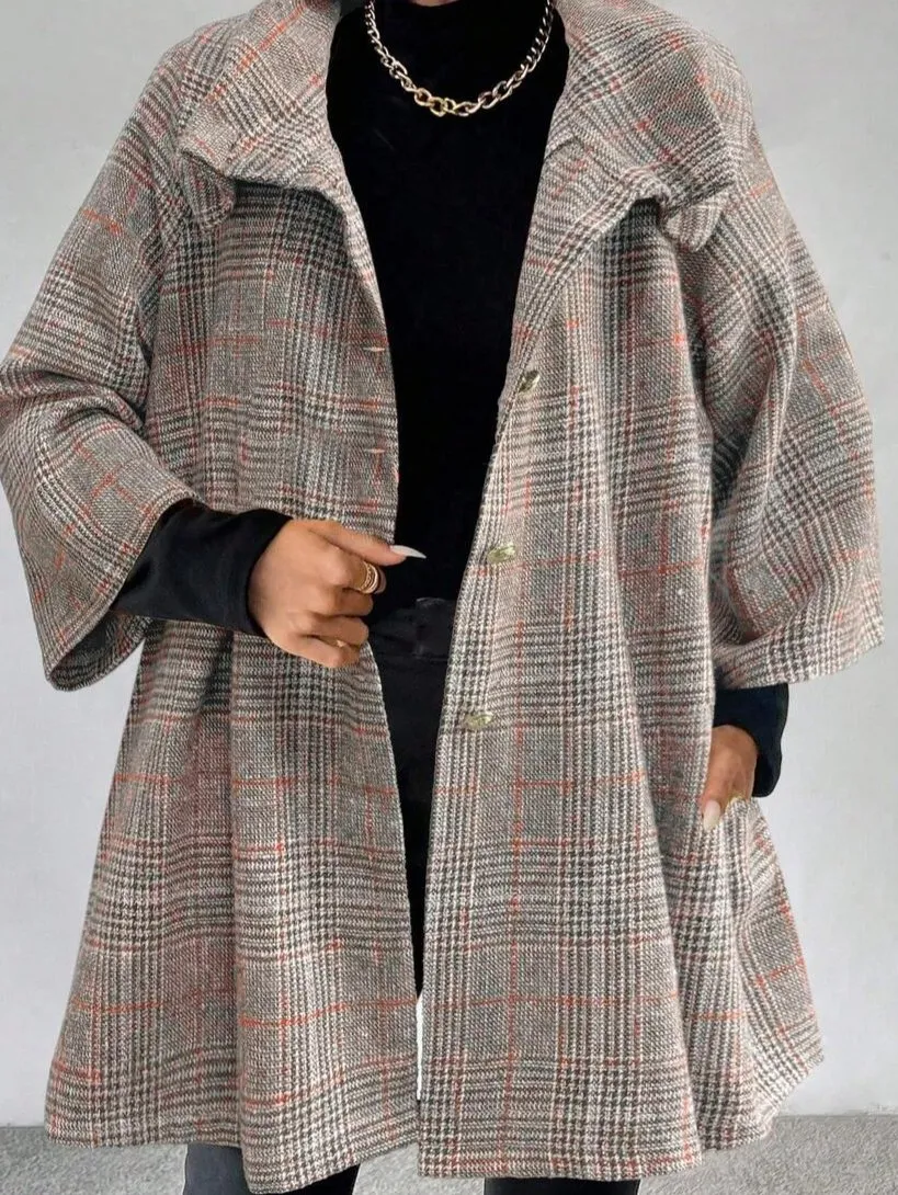 Plaid Coat View 3