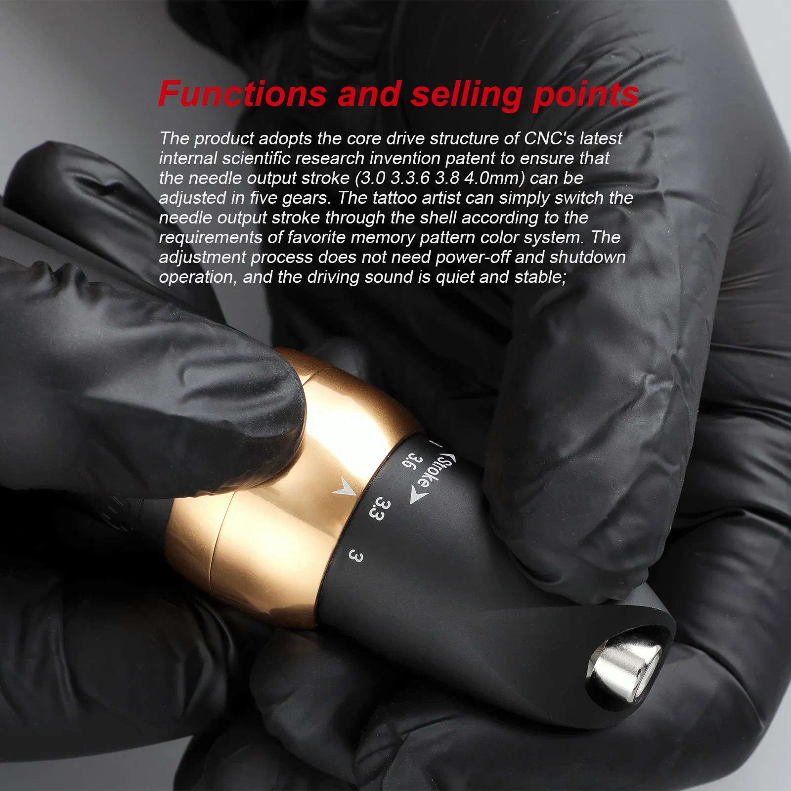 Beauty Makeup Rechargeable Digital Tattoo Machine Wireless Rotary Tattoo Pen Machine