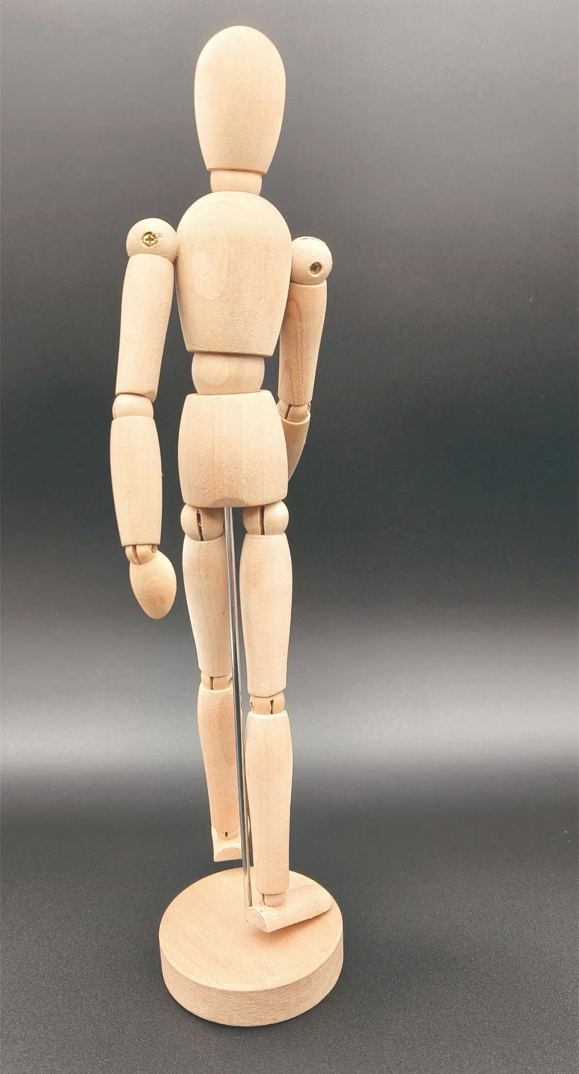 Wood Artist Drawing Mannequin Model, Wood Man, Wood Hand, with Flexible Body, for Drawing Sketching, Decor Office, Home, Study