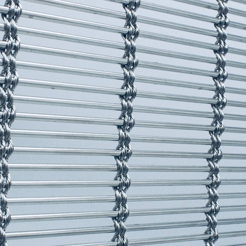 Aluminum Alloy Lightweight Decoration Metal Woven Mesh for Modern Home Doors