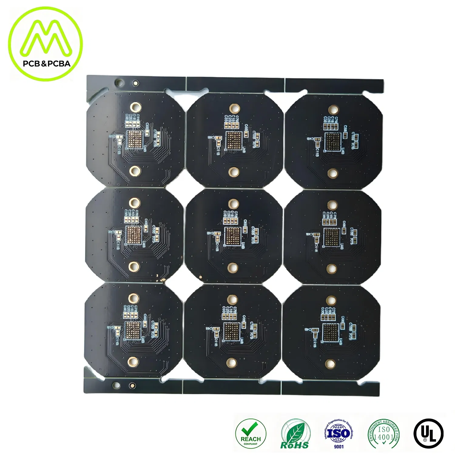 Online PCBA Layout with Professional Inspection Standard and Schematic