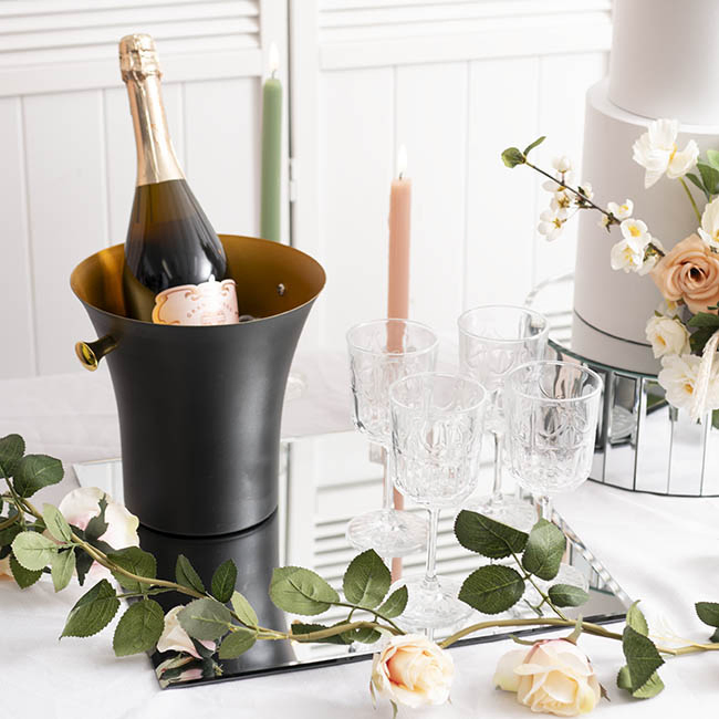 Mirror Candle Wedding Decorative Centerpiece for Romantic Atmosphere