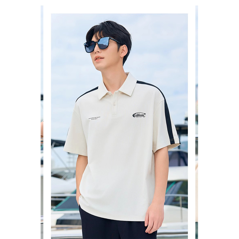 Fashionable Graphic Polo for Men with Stylish Custom Logo Options