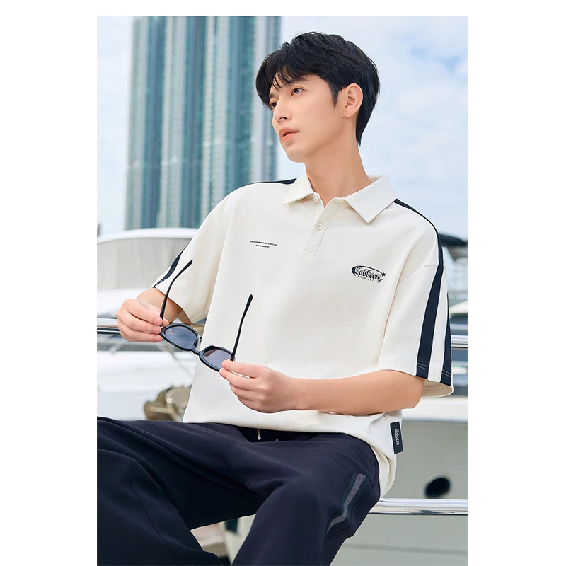 Fashionable Graphic Polo for Men with Stylish Custom Logo Options