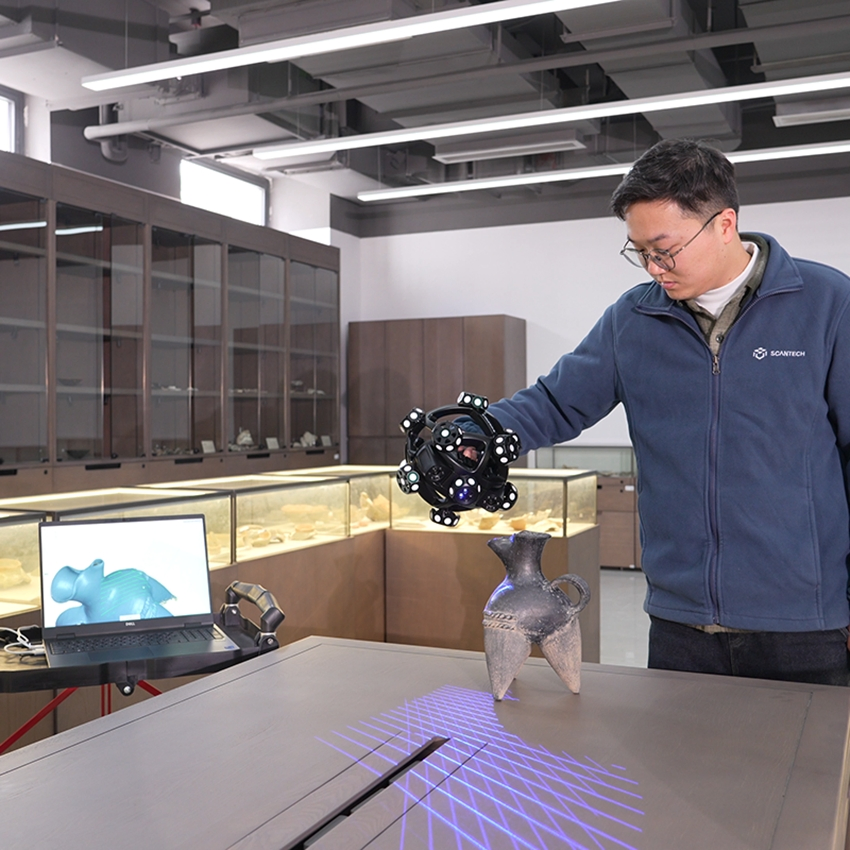 High-Precision 3D Scanning and Intelligent Texture Mapping with Great Flexibility and Efficiency