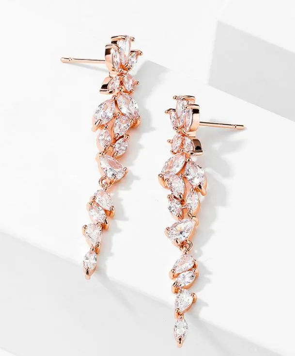 Wedding Bridal CZ Earring 2