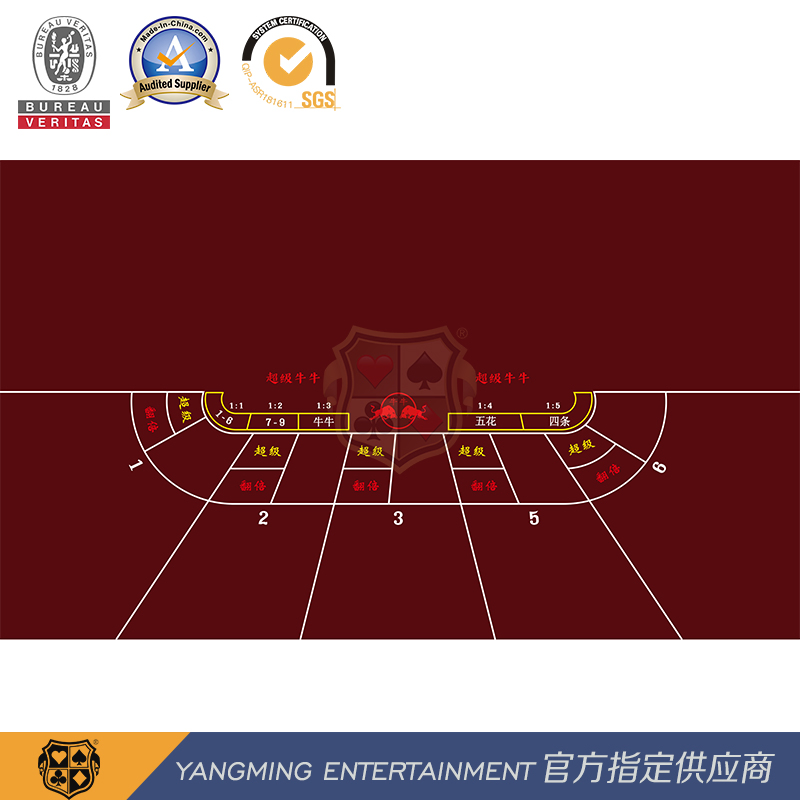 6 No 4 Super Bull Poker Card Game Mini Casino Layout