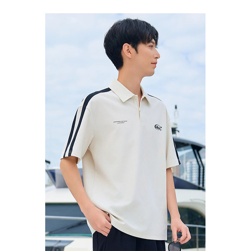 Fashionable Graphic Polo for Men with Stylish Custom Logo Options