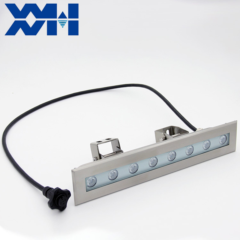 RGBW 4-Channel DMX512 IP68 Color Changing Facade Media Wall Washer LED Light Bar Landscape Application
