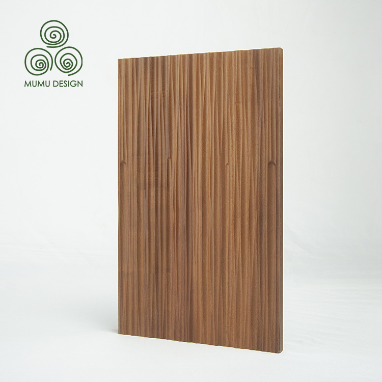 Strong Visual Rhythm and Depth Creation Achieves Topography with Ridge Texture Panels