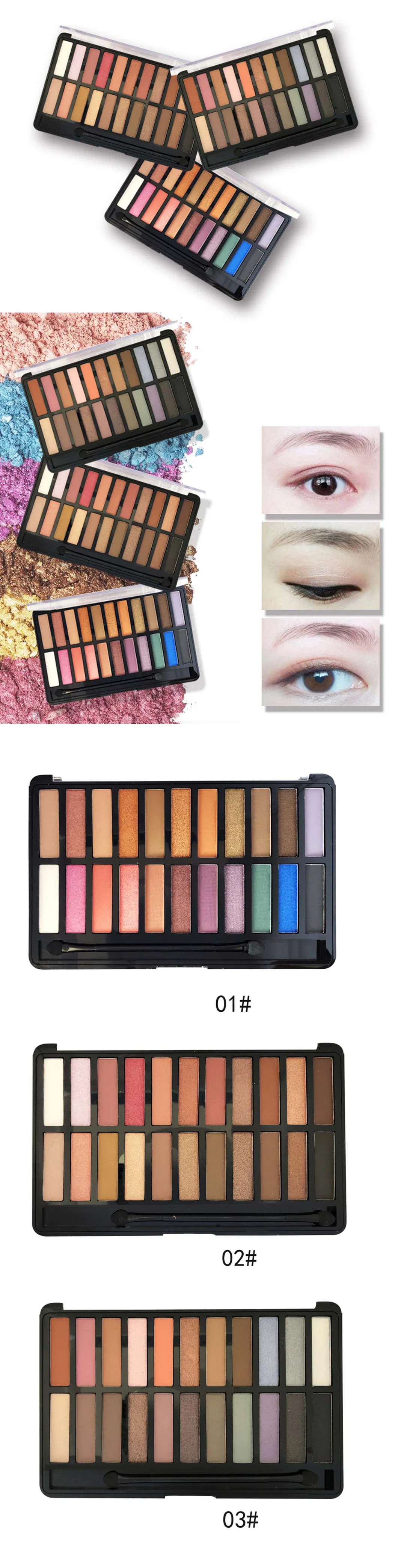 OEM Your Own Brand Makeup Eyeshadow 22 Color Eyeshadow Palette