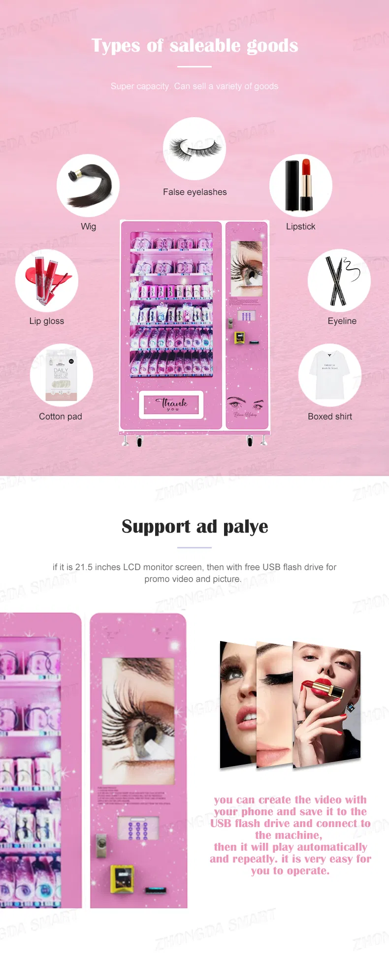 Beauty Vending Machine Display 4