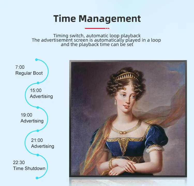 Square LCD Display View 6