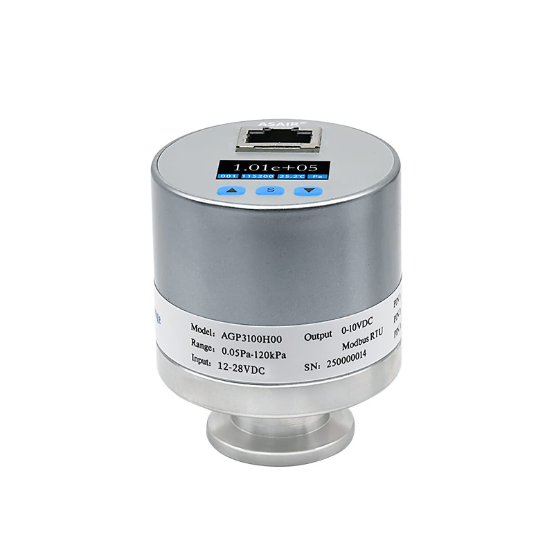 0-10V RS485 Digital Output LCD Display Pirani Vacuum Pressure Compound Gauge