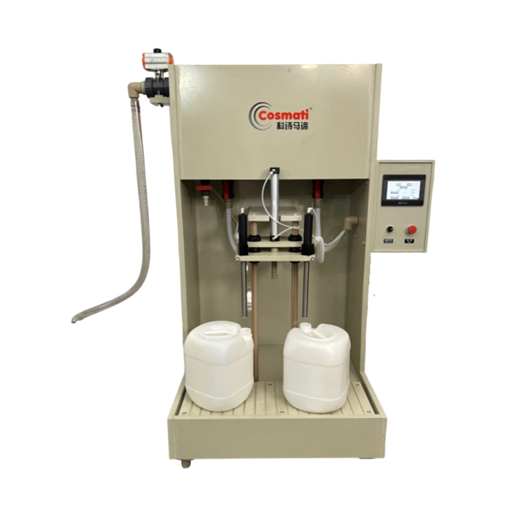 5L Liquid Fertilizer Pesticide Rust Remover Double Heads Anti-Corrosive Liquid Filling Machine