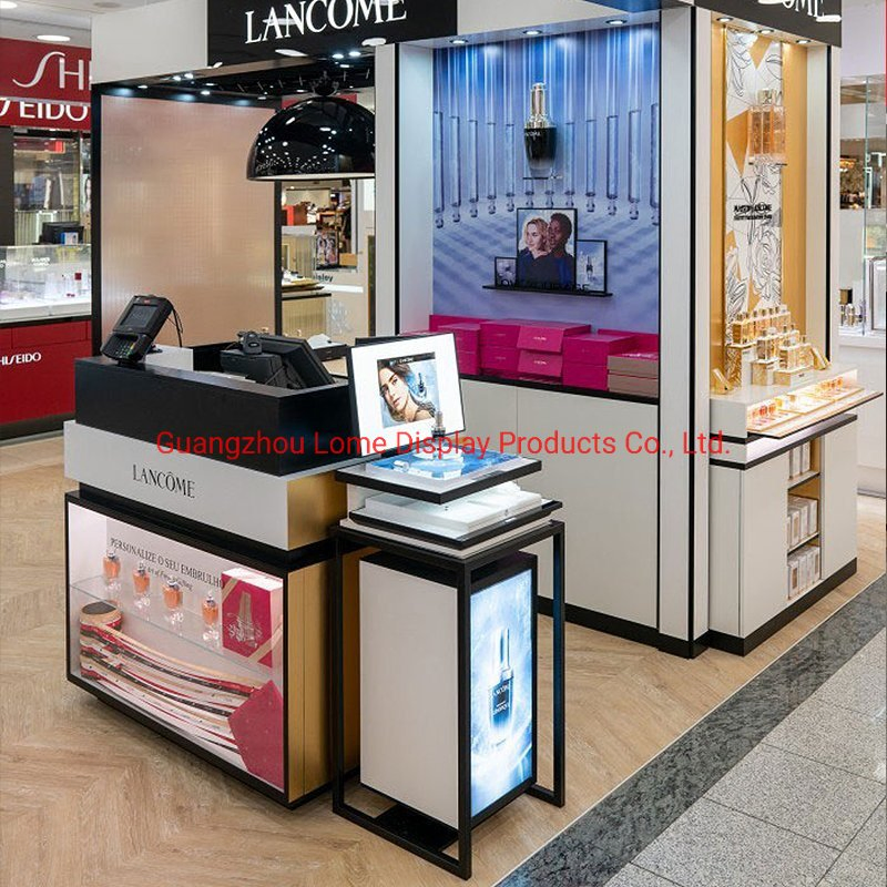 Cosmetic Display Showcase Customized Makeup Counter Design for Beauty Shop Interior Design