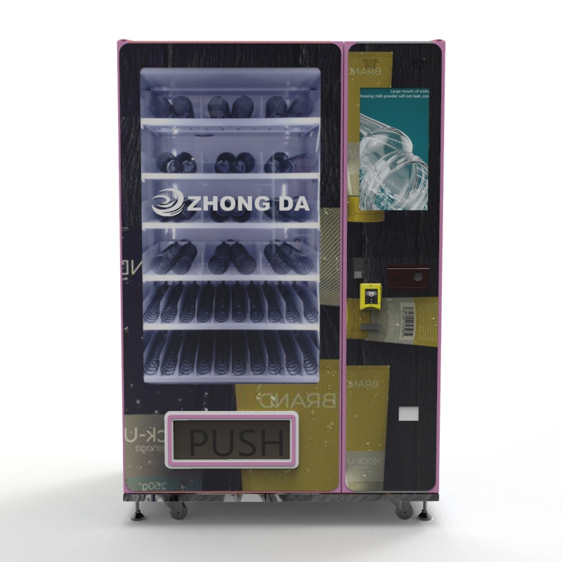 Zhongda Cosmetic Digital 21.5 " Size Outdoor Automatic Beauty Vending Machine