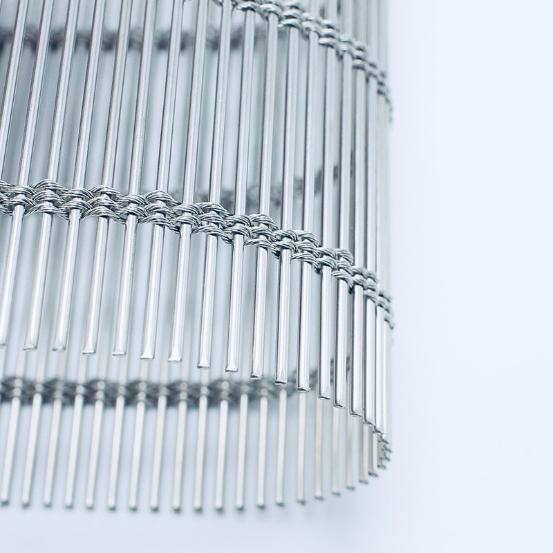 Aluminum Alloy Lightweight Decoration Metal Woven Mesh for Modern Home Doors